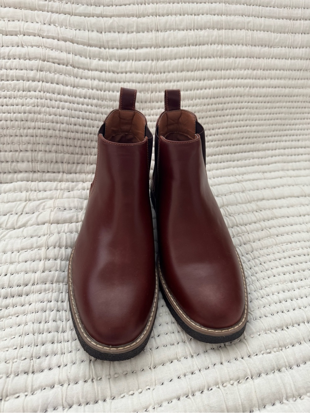 NWOT Deer Stags Rockland Brown Chelsea Boots Men’s Size 9